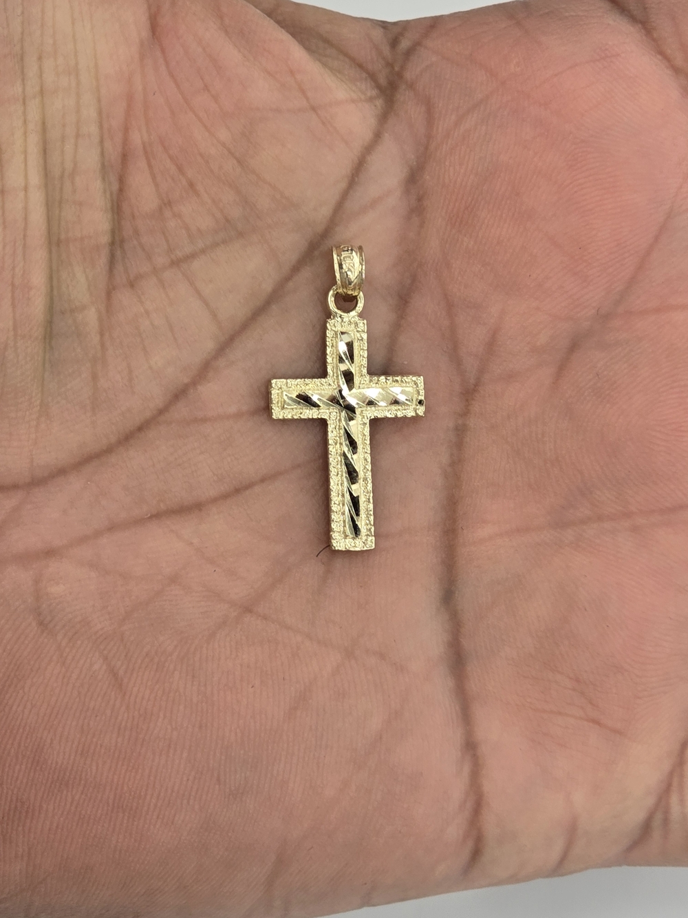 10kt Real Gold Cross Pendant